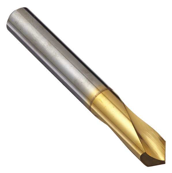 Keo NC Spotting Drills, 90 deg., RH, 3/8in., TiN 34380-TIN