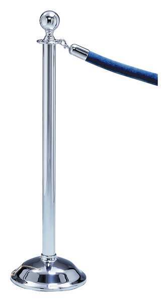 Lawrence Metal Sphere Top Post, Polished Chrome, Trad 312T-1P