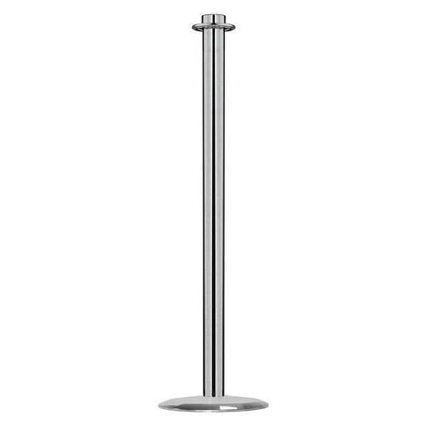 Lawrence Metal Contemp Top Post, Satin Chrome, Universal 314U-1S-TAP