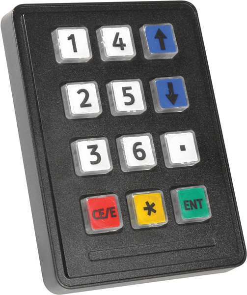 Storm Interface Industrial Keypad, 12 Key, IP65 720 GFX 12 KEY