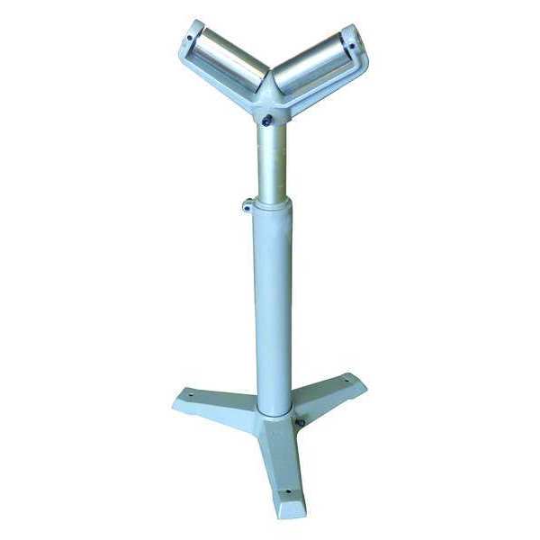 Zoro Select Roller Stand, V-Style, 23 to 38-1/2 in. 33VE16