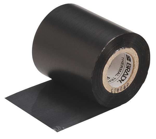 Brady Ribbon, 2-23/64" W, 500 ft. L, Black R4305