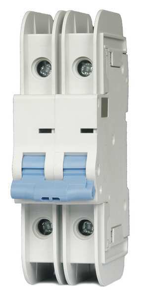 Dayton Miniature Circuit Breaker, NDB2T-63 C2/2 L Series 2A, 2 Pole, 480V AC, C Curve 33V937