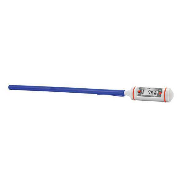 Control Co 8" Stem Digital Pocket Thermometer, -58 Degrees to 302 Degrees F, Battery Type: LR44 4352