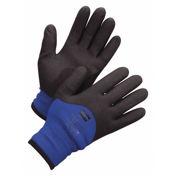 Honeywell Coated Cold Grip Gloves, XL, Blue/Black, Polyamide NF11HD10XL