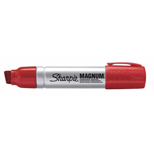 Rubbermaid Commercial Red Magnum Permanent Markers, 12 PK 44002BX