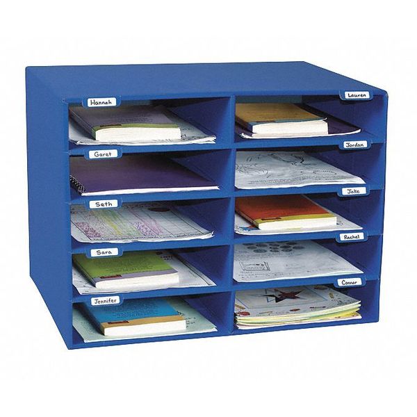 Classroom Keepers Mailbox, 10 Slot, Wall Mountable 001309