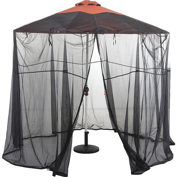 Classic Accessories Rnd Umbrella Insect Canopy, Blk Universl 55-605-012801-RT