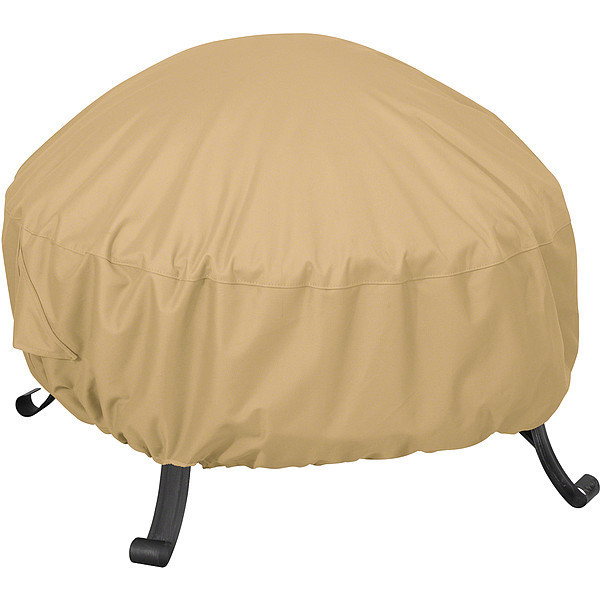 Classic Accessories Fire Pit Cover, Round, Small, Sand 59902-EC