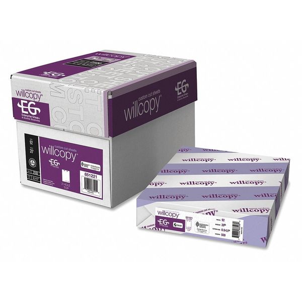 Willcopy Paper, 2-Hole Top, 20lb, PK5 851221