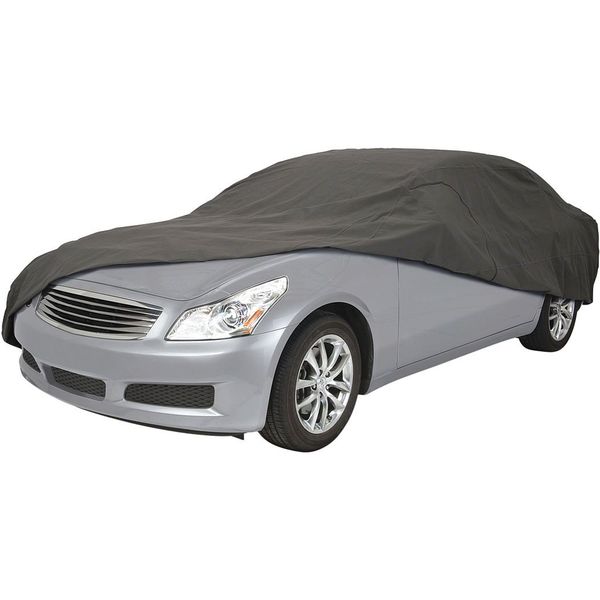 Classic Accessories Sedan Car Cover, Charcoal, Mid-Size 10-013-251001-00