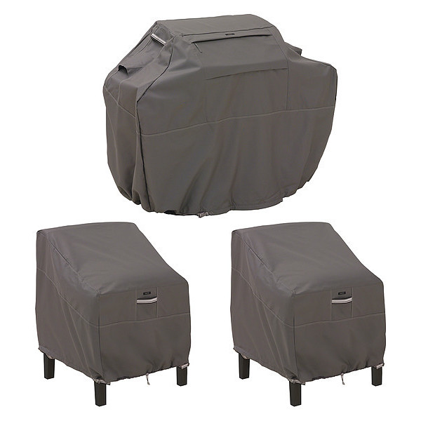 Classic Accessories Cover, Grill, Med and Lounge Chair Bundle 55-925-035103-EC