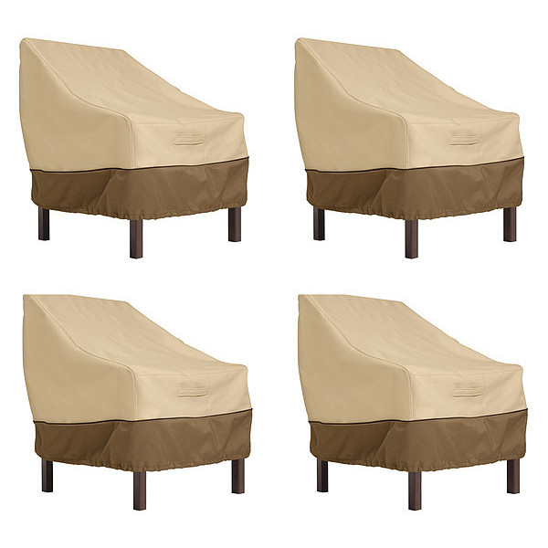 Classic Accessories Veranda Standard Dining Chair Cover, 31"x28", 4PK 78912-4PK