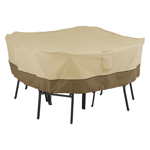 Classic Accessories Veranda Medium Square Table/Chair Set Cover, 66"x66" 55-227-011501-00