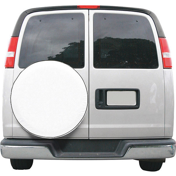 Classic Accessories Tire Cover, 26.75"-29.75"dia., White Spre 80-217-022301-00