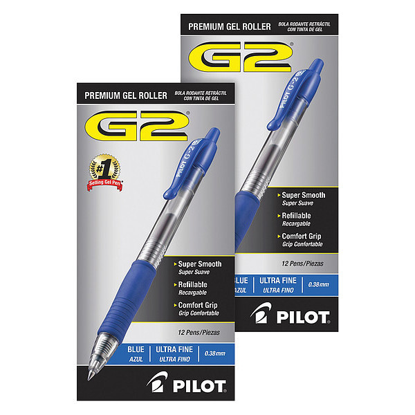 G2 Pen, Gel, G2, Ultra Fine, Be, PK24 31278BD