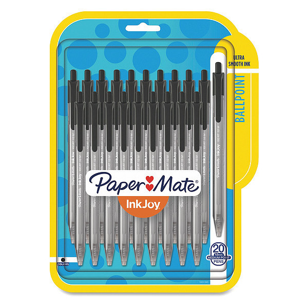 Paper Mate Pen, Inkjoy 100Rt, 1.0Mm, PK20 1951395 | Zoro