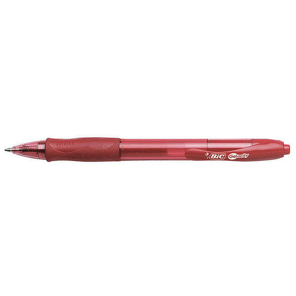 Bic Pen, Gelocity, Rt, 0.7Mm, Rd, PK12 RLC11RD