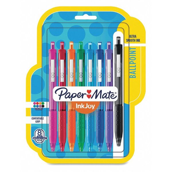 Paper Mate Pen, Inkjoy, 300Rt, 1.0Mm, PK8 1945921