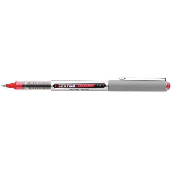 Uni-Ball Pen, Uniball, Vision, 0.7Mm, Rd, PK12 UBC60139