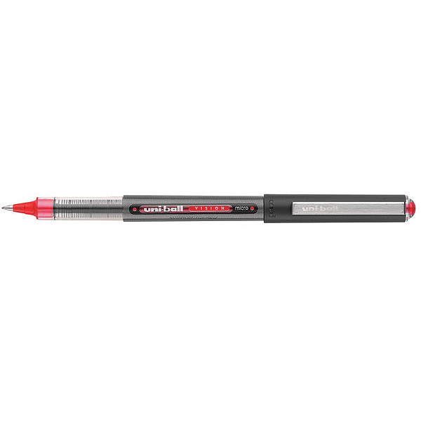 Uni-Ball Pen, Uniball, Vision, 0.5Mm, Rd UBC60117