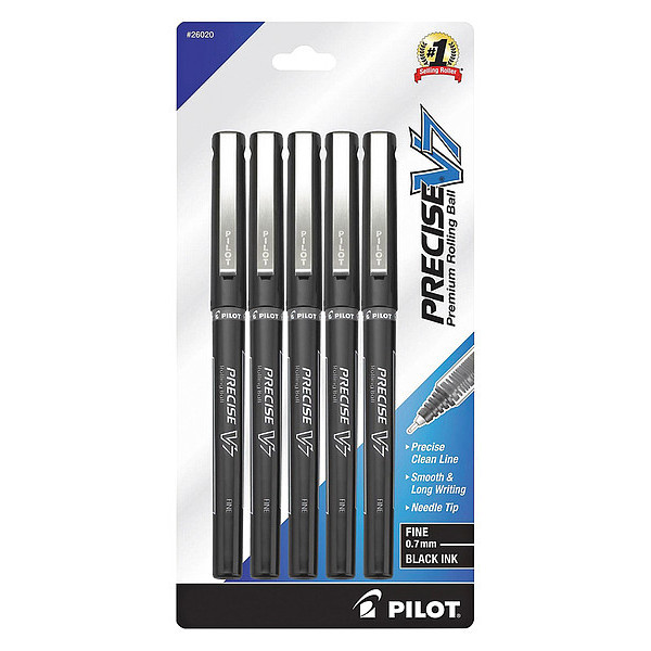 Pilot Pen, Roller, V7, Bk, PK5 26020
