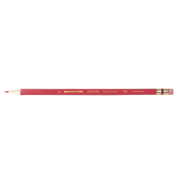 Sanford Pencil, Color, Eraseable, Rd, PK12 2214
