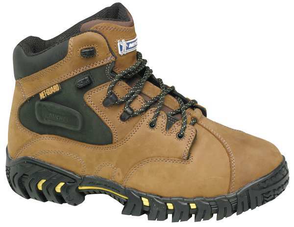 Michelin Size 12 Men's 6 in Work Boot Steel 6-Inch Lace-Up Work Boot, Brown XPX763