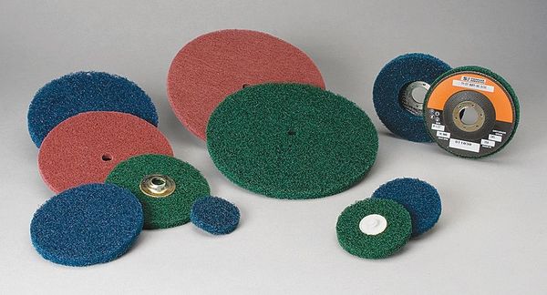 Standard Abrasives Buff and Blend HS Disc, A/O, 6in, Med, PK10 810710