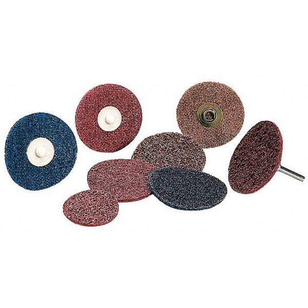 Standard Abrasives Quick Change Disc, 2in Dia, Medium, TR 66000007147