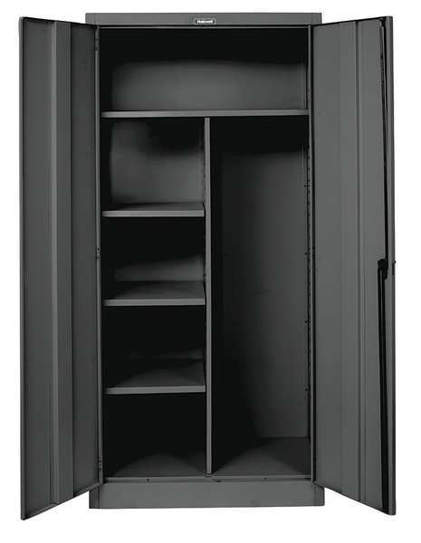Hallowell 20 ga. ga. Steel Storage Cabinet, 48 in W, 78 in H, Stationary 865C24A-ME