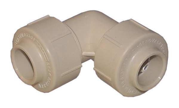 Zoro Select PVC Elbow, Hub, 1/2 in Pipe Size 54705