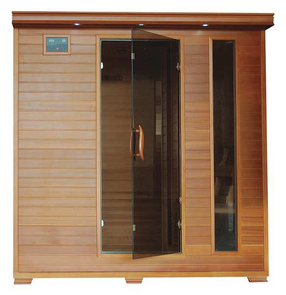 Radiant Sauna, Std, 6 ppl, Carbon Heater, Cedar BSA1323