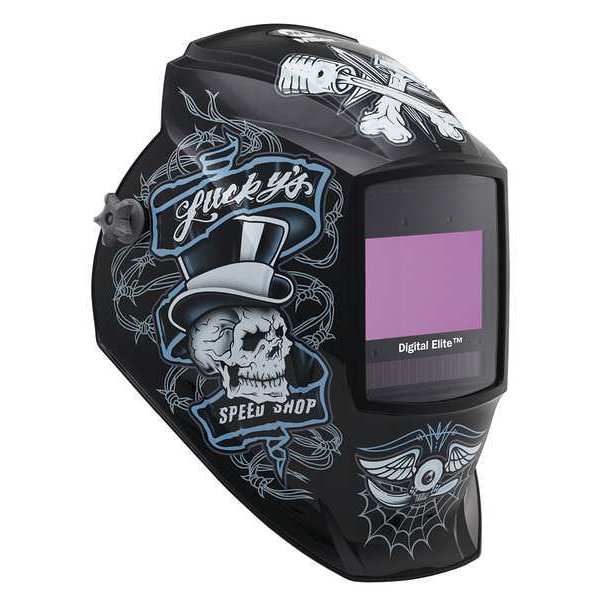 Miller Electric Welding Helmet, Shade 8 to 13, Black 281001