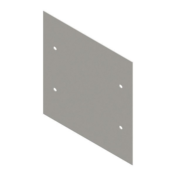Wiegmann Electrical Box Cover, Rectangular, Carbon Steel SCF1212