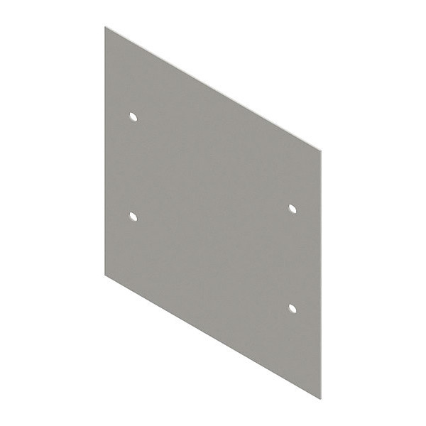 Wiegmann Cover, Rectangular, Carbon Steel, Flush Cover SCF1212