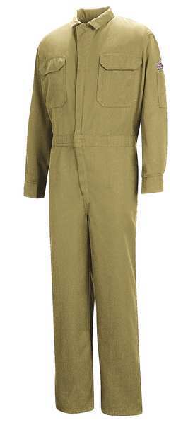 Vf Imagewear Flame-Resistant Coverall, Khaki, 52 In CMD6KH RG 52