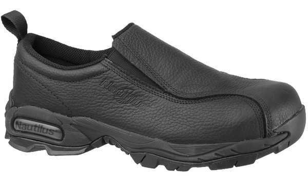 Nautilus Safety Footwear Work Shoes, Women, 9W, Slip On, Black, PR N1631 SZ: 9W