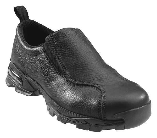 Nautilus Safety Footwear Work Shoes, Men, 11-1/2M, Slip On, Black, PR N1630 SZ: 11.5M