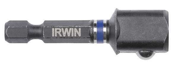 Irwin Socket Adapter, 1/4 Hex to 3/8 Sq., 2 In 1837572