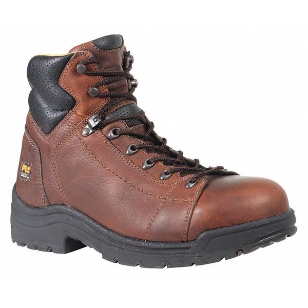 Timberland Pro Size 12 Men's 6 in Work Boot Alloy Work Boot, Haystack Brown TB026038001