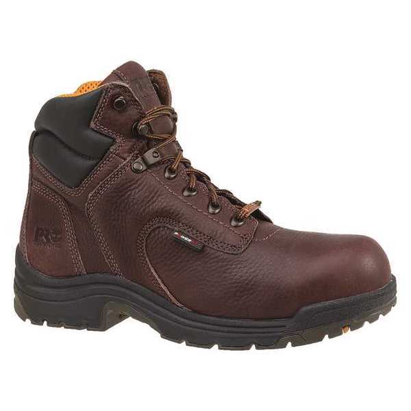 Timberland Pro Size 6-1/2 Women's 6 in Work Boot Alloy Work Boot, Dark Mocha 53359