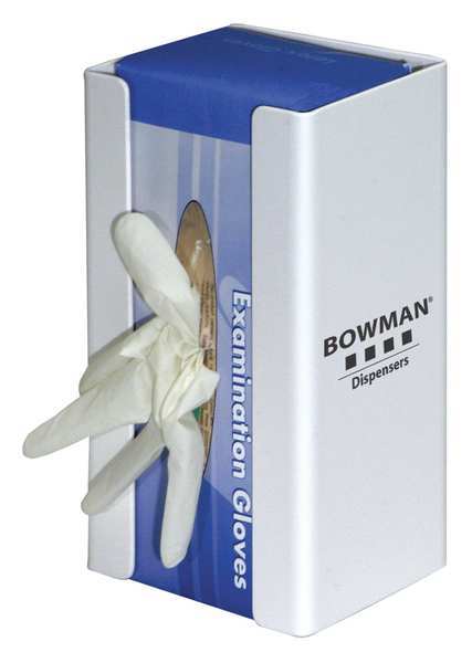 Bowman Dispensers Glove Box Dispenser, White, (1) Box GC-018