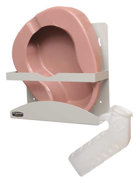 Bowman Dispensers Bedpan/Urinal Dispenser, PC Aluminum NC001-0512