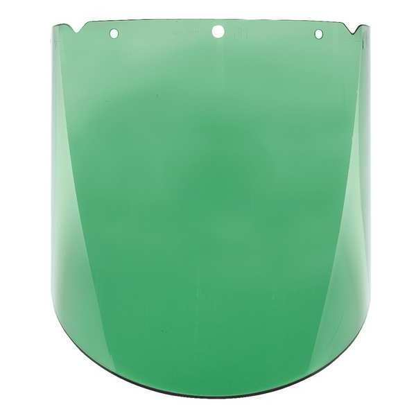 Msa Safety Faceshield Visor, V-Gard Frames, PC, Green 10115854