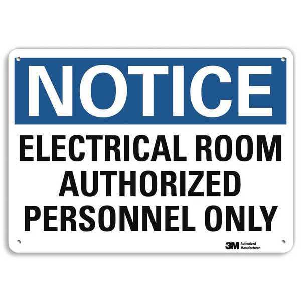 Lyle NoticeSign, RecycldReflecAlum, 14inWx10inH, U5-1169-RA_14X10 U5-1169-RA_14X10