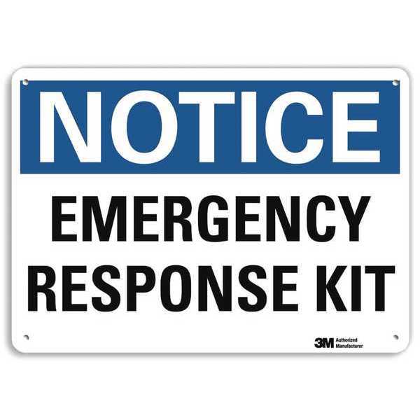 Lyle Notice Sign, RecycldReflecAlum, 10inWx7inH, U5-1178-RA_10X7 U5-1178-RA_10X7