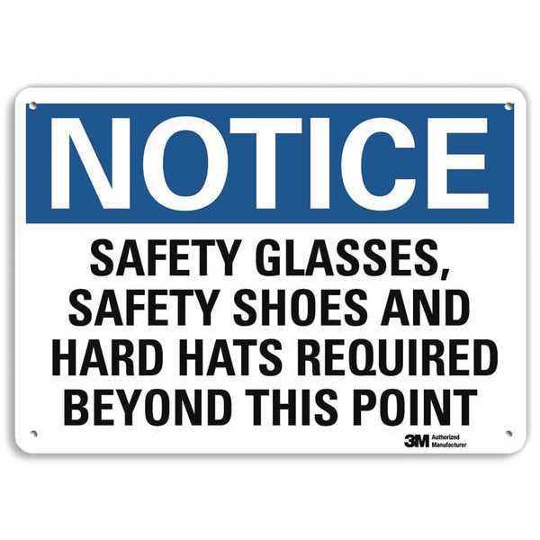 Lyle NoticeSign, RecycldReflecAlum, 14inWx10inH, U5-1506-RA_14X10 U5-1506-RA_14X10