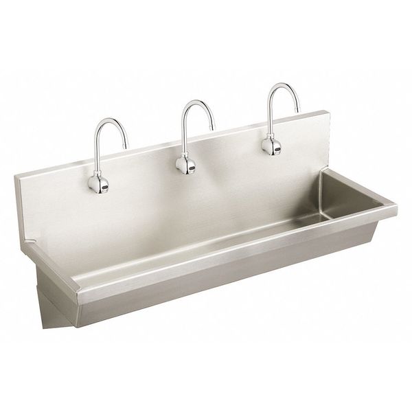 Elkay 20" W x 60" L x 25-3/4" H, Wall Mount, Bathroom Sink EWMA6020SACTMC