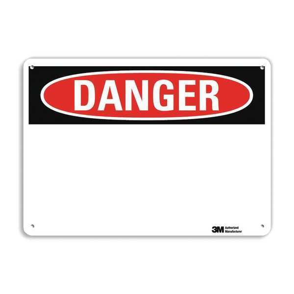 Lyle Danger Sign, 14" W, 10" H, 0.040" Thickness U3-1059-NA_14x10
